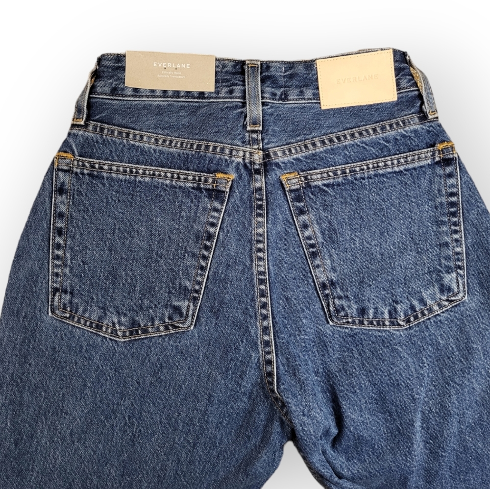 EVERLANE The Curvy 90s Cheeky Jean Size 24 Ankle Button-Fly - Picture 10 of 14